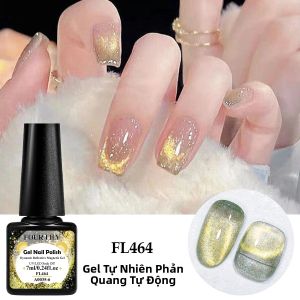 Sơn Móng Tay Gel Từ Tính Phản Quang Động Four Lily 7ml Lấp Lánh Dễ Tẩy Dùng Cho Trang Trí Móng Tay