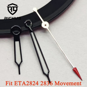RICHUS Silver/Black/White Watch Hands Green Luminous Fit NH34 NH35 NH36 ETA2824 2836 Miyota8215-DG Movement Watch Accessories