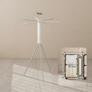 Folding Travel Clothes Drying Rack Portable Adjustable