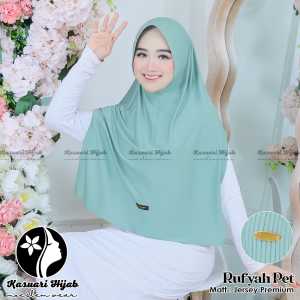 KASUARI Hijab - KHIMAR RUFYAH PET - Jersy Premium - Hijab Instan