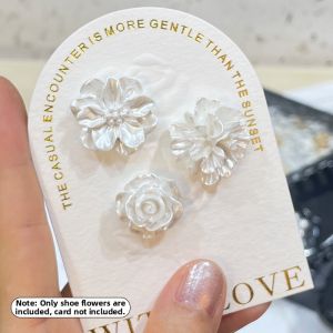 Gel Jelly Shoes Lace Hollow Transparent DIY Flower Bead Shoes