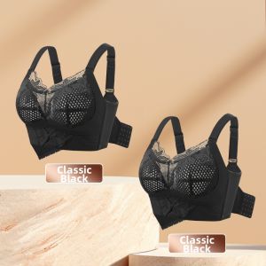 QIANLINGMEI | Lifting Anti-Sagging Side-Support Bra for Large Bust