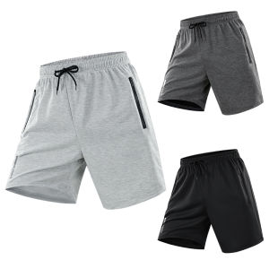 Mens Summer Sports Shorts Ice Silk Breathable Five-Point Running Fitness Loose Clothing