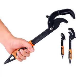 Monkey Spanner High Carbon Steel Self Locking Ratchet Open End Wrench With Color Mixing Handle Repair Tools 14-30mm 30-60mm