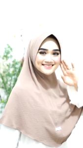 𝐒𝐇𝐄𝐄𝐊𝐀 𝐁𝐀𝐒𝐈𝐂 - HIJAB INSTAN CRINKLE AIRFLOW RAYYA SIZE L