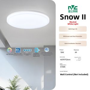 NVC | Seamless 3-Protective LED Bedroom Ceiling Light