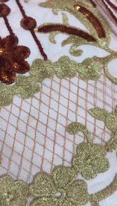 African Sequins Net Tulle Lace Fabric For Womans Dress 2026 High Quality Swiss Voile Embroidery 3D Lace Luxury Fabric 5 Yards