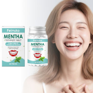 Mint Flavors Solid Toothpaste Tablets Whitening Tooth Remove Smoke Stains Remove Bad Breath Prevent Decay Oral Hygiene Care