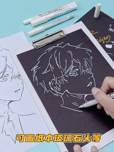 ปากกามาร์คเกอร์ ปากการองเท้า มาร์กเกอร์สีขาวมันวาว ปากกาเคมี สีขาว แบบลบไม่ออก กันน้ำ แห้งเร็ว กลิ่นไม่ฉุน