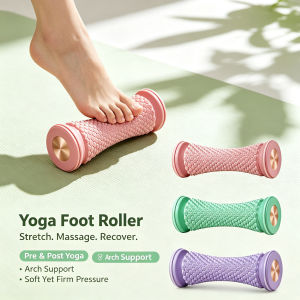 EELHOE | Foot Massage Roller Yoga Massage Ball Plantar Fascia Roller Muscle Relaxation Care Plastic Manual Foot Massager