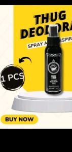 Terlaris Thug Deodorant Series 60ml cocok  Untuk para Pria Yang Pengin Buket Wangi Seharian?