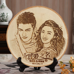 Photo Customization Wood Carving Depiction Girlfriends Gift Friends Wedding Anniversary Birthday 520 Valentines Day Gift