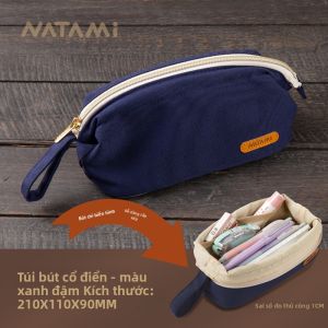 NATAMI | Vỏ Bút Đa Năng Dung Lượng Lớn Phong Cách Retro
