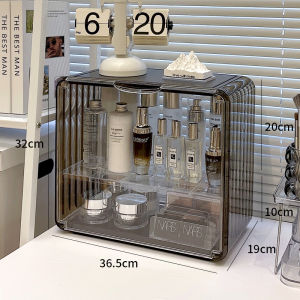 Cosmetics Storage Box Accessible Luxury Classy Desktop Dresser Transparent and Dustproof Perfume Skin Care Products Acrylic Shelf