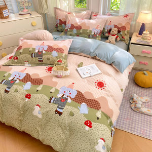 JoynCleon | Cotton Bed Sheet and Duvet Cover Set