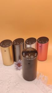 Wayismell Waterless Essential Oil Diffuser Home Car Scent Diffusers by Aluminium Alloy Rechargeable Intelligent Aromatherapy Air Purifier Suit for Office Gift