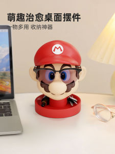 ชั้นวางแว่นกันแดดสไตล์มาริโอ ชั้นวางของเล่นตกแต่งสำนักงาน ชั้นวางของเล่นสุดเทรนด์ ชั้นวางของเล่นสำหรับโต๊ะทำงาน