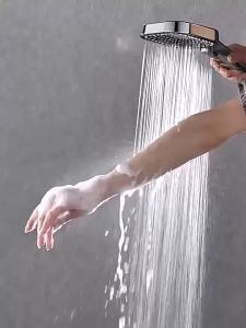 Có Thể Điều Chỉnh Áp Lực Cao Đầu Vòi Sen 3 Chế Độ Lượng Mưa Lưu Lượng Lớn Tiết Kiệm Nước Trộn Vuông Cầm Tay Phòng Tắm Phụ Kiện