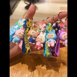 Random delivery of Internet red cartoon lab key chain cute key chain pendant small gift gift随机发货网红卡通拉布布钥匙扣可爱钥匙链挂件小礼品礼物