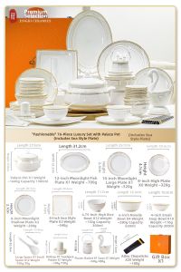 JINGDITAOCI | Elegant Home-use Ceramic Bone China Dinnerware Set