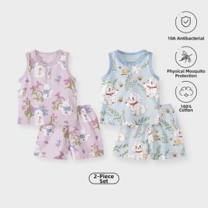 TONGLIANCHUXIN | Sleeveless Breathable Cotton Tank Top Set For Summer
