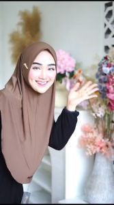 Jilbab Instan Hanura Malay Bahan Jersey By Ar-Rizfa