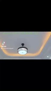 Quạt trần giấu cánh mẫu mới 2024 có điều khiển từ xa