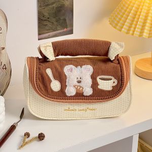 Túi Đựng Đồ Dùng Học Tập Dung Tích Lớn Macaron Color Collision Ins Style Túi Đựng Bút Chì Hình Chú Chó Dễ Thương Túi Xách Học Sinh