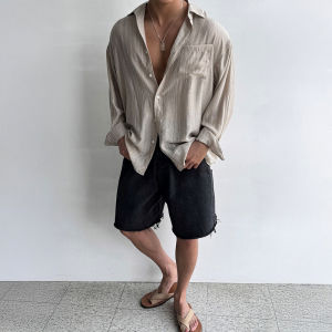 DAVID&ME | Breathable Casual Stripe Shirt