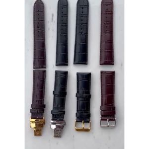 Dây da đồng hồ nam da bò thật hai mặt lớp da thứ nhất gia công rất tốt size 12mm 14mm 16mm 18mm 19mm 20mm 21mm 22mm 24mm dây đồng hồ da thay thế cho đồng hồ casio orient seiko dw citizen patek philippe omega ls05 swarovski