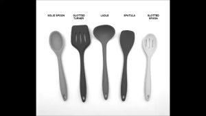 5 pieces (pcs) kitchen utensils set Non-Stick cooking utensils Easy To Clean kitchen utensils Heat Resistant Silicone cooking