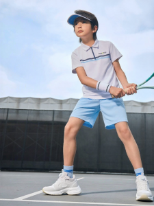 XTEP | Tennis Style Summer New Knit Polo Shirt Shorts Set