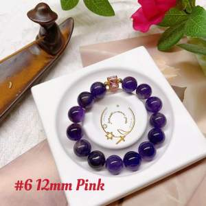 Fortune Bliss Natural Amethyst Lucky Charm Bracelet