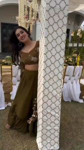 PRE ORDER 15 DAYS - SEMISTITCHED LEHANGA CHOLI