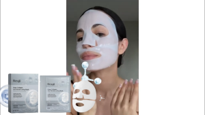 HOYGI Collagen Anti Wrinkle Face Mask (4pieces/Box)– Moisturizing Anti-Aging Brightening Hydrates Skin Shrinks Pores Repairing Skin Care Facial Mask