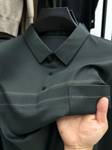 Áo Thun Nam Tay Dài Có Túi Mùa Thu Chống Nhăn Cổ Polo Màu Trơn Thường Ngày Cổ Polo Tay Dài Thường Ngày Mùa Thu