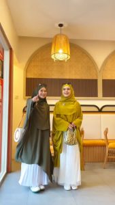 TUNIK ABAYA MALAYSIA SET HIJAB Terbaru 2024