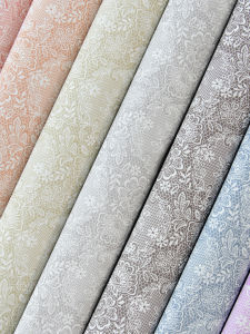 Vải Cotton Satin Thêu Hoa DIY Thủ Công Quần Áo Mùa Hè 2023 Vải Cotton Nguyên Chất Họa Tiết Hoa Phong Cách Cổ Điển