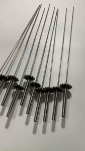 Cây xiên nướng thịt inox không gỉ xiên inox nướng thịt có bánh răng cho lò quay xiên nướng thịt inox tiện ích