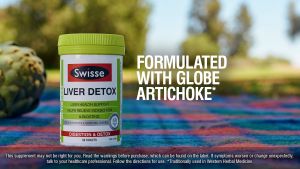 Viên uống hỗ trợ thải độc gan xuất xứ Úc Swisse Ultiboost Liver Detox 60 viên