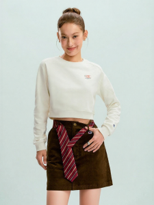 Champion | Glittering Sporty Style Sweatshirt Cotton