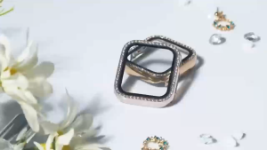 【🔥SG SELLER🔥】RICHMENTGADGET Diamond Rhinestone Case with Tempered screen for iWatch Accessories iWatch series 10 46mm 42mm Bling Screen Protector Compatible for iWatch S10 46MM 42MM