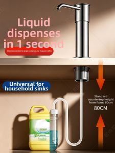 SUNINLIFE | Easily Mounted Tall Soap Dispenser Extension Pump
