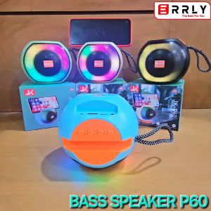 ERRLY P60 Speaker Bluetooth Portable LED RGB Lighting Speker TWS Connect + Stand Hp