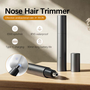 Xiaomi Electric Nose Hair Trimmer For Men Rechargeable Portable Nose Ears Hair Eyebrow Trimmer Painless Clipper IPX5 Waterproof 鼻毛修剪器