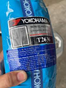 Vỏ trước xe SCR 90/90-12 ( không xài ruột ) Yokohama