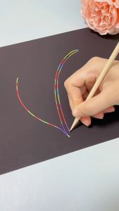 Scratch Note Paper Magic Gosok Kertas Warna Warni Buku Gambar Painting Set