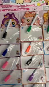 Papan Tulis Anak Mini Bisa Dihapus White Board Labubu Dengan Pena