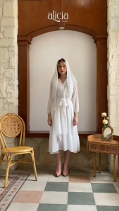 Alicia Couture - Ember Hood Dress - Ready Stock Collection - Dress Wanita Korean Style