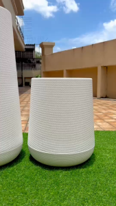 กระถางต้นไม้มินิมอล 9975N - 9977Nกระถางเบลล่า ใบใหญ่สุด ทรงสูง สไตล์โมเดิร์น พลาสติกเกรด A รุ่นสูง19 - 32 นิ้ว